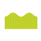 Pacon Corporation Bordette 37056 50' x 2.25" Scalloped Solid Decorative Border, Lime, 6/Pack (PAC37056)-Lime decorative borders are easy to separate and use