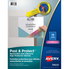 Avery Removable Self Adhesive Display Protectors, Clear, Removable, 10 Pack, (78620)-Display Protector