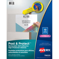 Avery Removable Self Adhesive Display Protectors, Clear, Removable, 10 Pack, (78620)-Display Protector