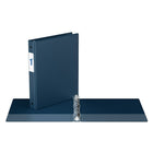 Davis Group Essential Binder, 1.0" Round Ring, Navy Blue-1" Standard Round Ring