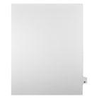 Mark Maker Legal Tabs - Letter Size - White - 1/25th cut - 25 tabs per package - 5 packages Pack - Number 97-White Single Tabs