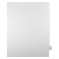 Mark Maker Legal Tabs - Letter Size - White - 1/25th cut - 25 tabs per package - 5 packages Pack - Number 97-White Single Tabs