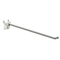 Azar Displays 12" x 0.187" Attached Back, 50 Pack-Galvanized metal with quick back plastic plate