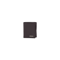 Champs Black Label Leather RFID Tri-fold Wallet, Brown-RFID blocking wallet in Gift box