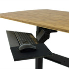 Uncaged Ergonomics Under-Desk Fully Adjustable with Negative Tilt Computer Keyboard Tray and Tilting Mouse Pad (KT1)-The ambidextrous mouse pad connects to either the right or left side