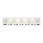 nexxt FN00399-7INT Claret Wine Bottle and Glass Holder Wall Shelf, 21" x 4.25", White-MDF construction in White finish