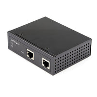 StarTech Industrial Gigabit PoE Injector-WIDE STANDARD COMPATIBILITY: High speed Industrial Gigabit PoE Injector compatible with  IEEE 802.3bt (PoE++) & previous 90W proprietary POE standards including PoH (HDBase-T), Cisco uPoE, Bosch & AXIS - 90W