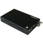 StarTech Gigabit Ethernet Copper-to-Fiber Media Converter, SM LC, 20 km (ET91000SM20)-Flexible network integration, with support for standalone operation, or installation into the StarTech.com Rackmount Chassis (ETCHS2U - sold separately)
