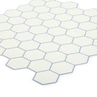 CTG Brands Hexagon Wall Tile, 10" x 10", White, 6 Pack-Premium quality tiles: wall peel and stick backsplash tiles are made of high-quality, durable eco-friendly PVC plastic, water-resistant and mold resistant which never turn yellow with time