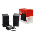 Havit - Haut-parleur en bois HV-SK518, alimentation USB 2.0, noir-Dimensions : 6 x 3 po ; 5 x 3 po