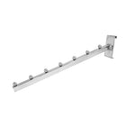 Can-Bramar Waterfall With Square Tubing For Gridwall, 16" x 3/4", Chrome, 25 Pack-Gridwall waterfall