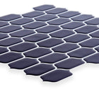 Truu Design Oval Peel and Stick Wall Tiles, 10 x 10 inches, Black, 6 Pieces-Dimensions: each tile measures 10" x 10" in dimensions