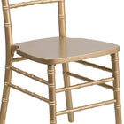 Flash Furniture HERCULES Series Wood Chiavari Chairs - Gold - 2 Pack-Durability ensured with steel flat socket cap screw and nut