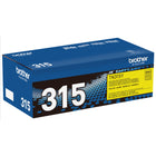Brother – Cartouche de toner jaune TN315, rendement élevé (TN315Y)-N&ordm; de fabricant : TN315Y