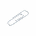JAM Paper Colored Standard 1" Paper Clips - White - 2 Packs of 100-These colorful paperclips are great for organizing papers at home, school, or the office