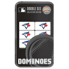 Masterpieces Toronto Blue Jays Double-Six Dominoes (MPC41784)-Contents: 28 resin dominoes with team logos
