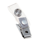 GBC ID Badge Clip with Vinyl Strap - 100 Pack-ID Badge clip with vinyl strap