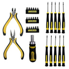 Fixman 32-Piece Multi Tool Set  (49054)-Comfortable soft grip
