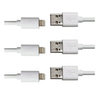 Exian – Câble épais Lightning USB, 1 m, blanc, paq./3-Ce câble assure la connexion de Lightning USB à USB