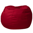 Flash Furniture Small Solid Red Kids Bean Bag Chair-Child Sized Bean Bag