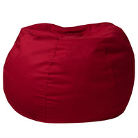 Flash Furniture Small Solid Red Kids Bean Bag Chair-Child Sized Bean Bag