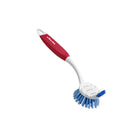 Vileda Powerfibres Pots and Pans Brush-Bristles rinse completely clean under the tap, for easy and thorough rinsing of food and dirt, helping to keep the brush fresh and clean