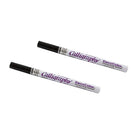 JAM Paper Calligraphie marqueurs de peinture opaque, Noir, 2 / paquet (6517626a)-Couleur :  Noir