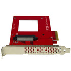StarTech U.2 to PCIe Adapter for 2.5" U.2 NVMe SSD, SFF-8639, x4 PCI Express 3.0 (PEX4SFF8639)-PCI Express 3.0 x4 lane host adapter