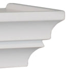 kieragrace Madison Contoured Wall Ledge & Shelf, 16", White, 3 Pack-Floating shelf measures 3x16x4.75"