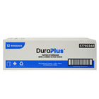DuraPlus Mini Jumbo 2-Ply Bathroom Tissue - 650' - White - 12 Pack-The product has dimensions of 3.5" x 650'