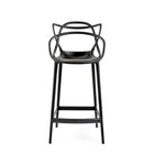 Plata Import Keeper Stool, 26"H, Black, 2 Pack-Bar Stool