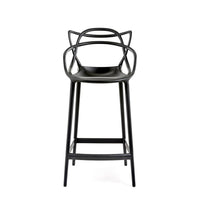 Plata Import Keeper Stool, 26"H, Black, 2 Pack-Bar Stool