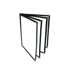 Futech 8-View Menu Holder BLK 8-1/2"W x 11"H, Black, 10 Pack-8-1/2"W X 11"H