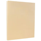 JAM Paper Vellum Bristol Cardstock, 8.5 x 11, 67lb Ivory, 2 packs of 50 (169828g)-Size: 8-1/2" x 11"