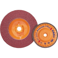 Walter Surface Technologies Enduro-Flex Stainless Flap Disc, 5" x 5/8"-11, Type 27, 80 Grit, Zirconia Alumina - 3 Pack-Abrasive Material: Zirconia Alumina
