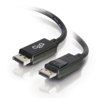 C2G Displayport Cable With Latches M/M, Black, 3 ft (54400)-Directly connect a DisplayPort output to a DisplayPort input