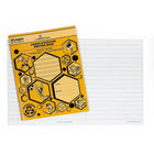 Louis Garneau Interlined Notebook, 9" x 7", 32 Pages, Yellow-32 pages