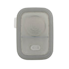 Minimal Silicone Bento Lunch Box - Grey - 900ml - Set of 2-Heat and freeze resistant