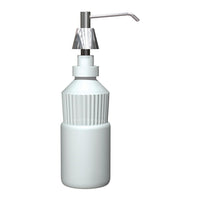 ASI Soap Dispenser with 4" Spout, 20oz, Stainless Steel-Soap dispenser with 4" spout and 20oz capacity