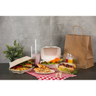 EcoSystems Paper Bag with Rope Handle - Kraft - 10" W x 5" D x 13" H - 250 Pack-Made from high-quality, biodegradable materials 