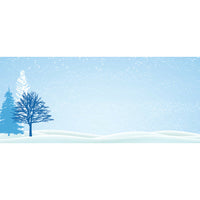 Geographics - Arbres D'hiver BL Enveloppes, No. 10, Paquet de 35-Compatible avec les imprimantes jet d'encre et laser
