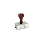 Custom Woodmount Rubber Stamps-Produce your impression with any ink pad - including specialty inks and various colours.