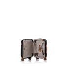 Champs Vintage 21" Hardside Carry-on Luggage - USB Port - Black-USB Charging Port