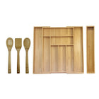 Oceanstar KT1293 5 Piece Bamboo Expandable Drawer Utensil Organizer Set-Keep your kitchen organized and clean