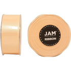 JAM Paper Double Faced Satin Ribbon, 1.5 Inch Wide x 25 Yards, Ivory, 2 Pack (808SAiv25g)-Perfect for gift wrapping, clothes, decorating or tying around gourmet bottles, jars and gift baskets