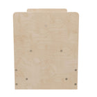 Flash Furniture - etagere d'affichage de livres modulaire Bright Beginnings de qualite commerciale en bois double face,2 niveaux-Hauteur accessible ideale pour les tout-petits jusqu'au debut de l'ecole primaire