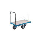 Kleton Heavy-Duty Platform Truck, Deck Width: 48", Handle Height: 42", Deck: Wood Deck-Deck Width: 48"