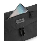 Bugatti Reborn Collection Convertible Crossbody/Waist Bag - Black (CBY2234BU-BLACK)-Front zippered pocket on flap for quick access to your belongings