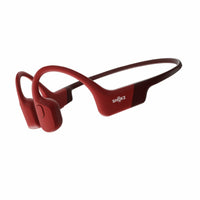 Shokz OpenRun Bluetooth Headset - Bone Conduction - Red-8th Generation Bone Conduction Technology