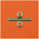 JAM Paper - Enveloppes ouvertes en papier avec fermeture à attache parisienne, 9 x 12 po, orange, 100 par boîte-Ouverture : extrémité ouverte